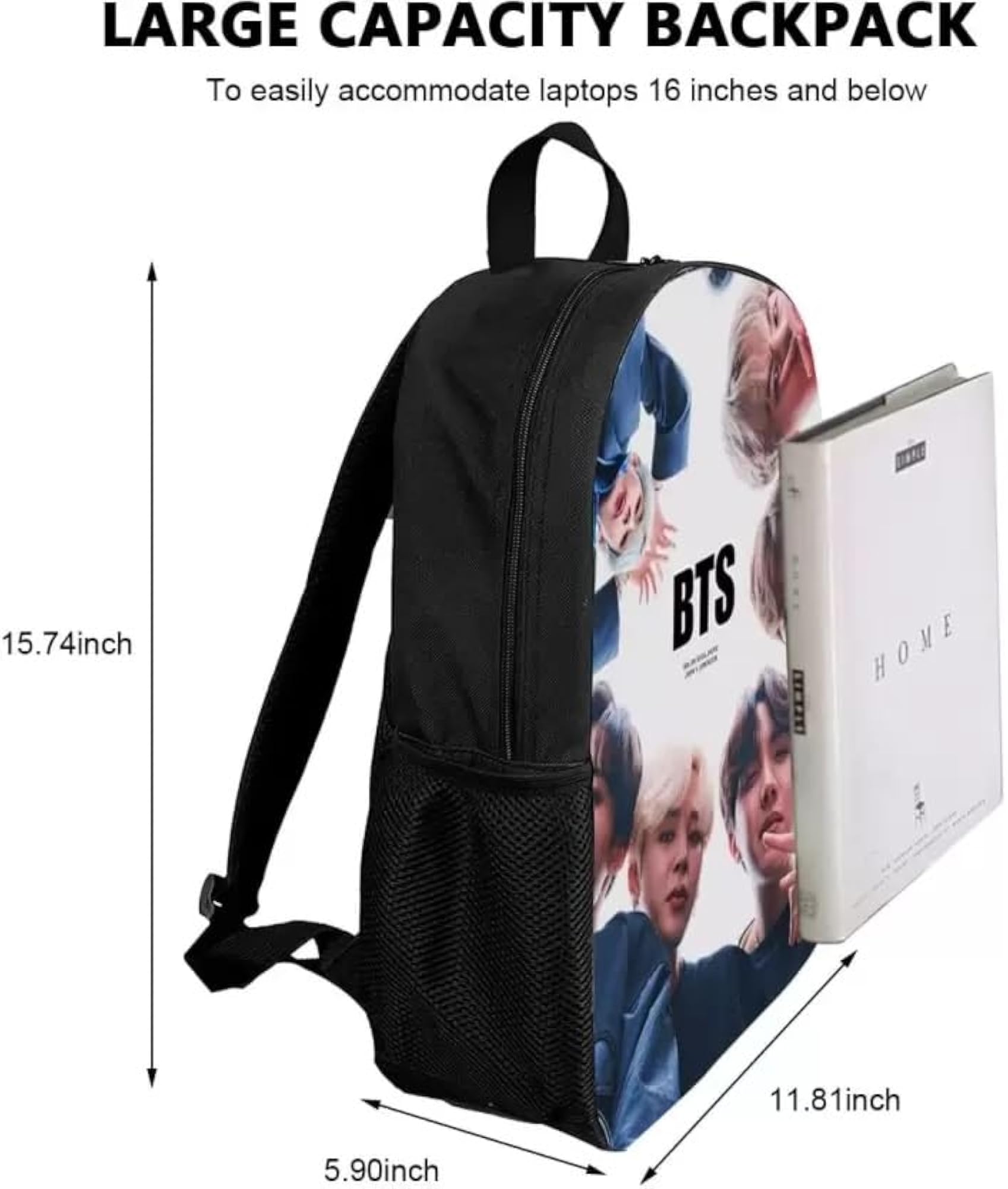 Fashion Backpack for School and Travel, Unisex Design