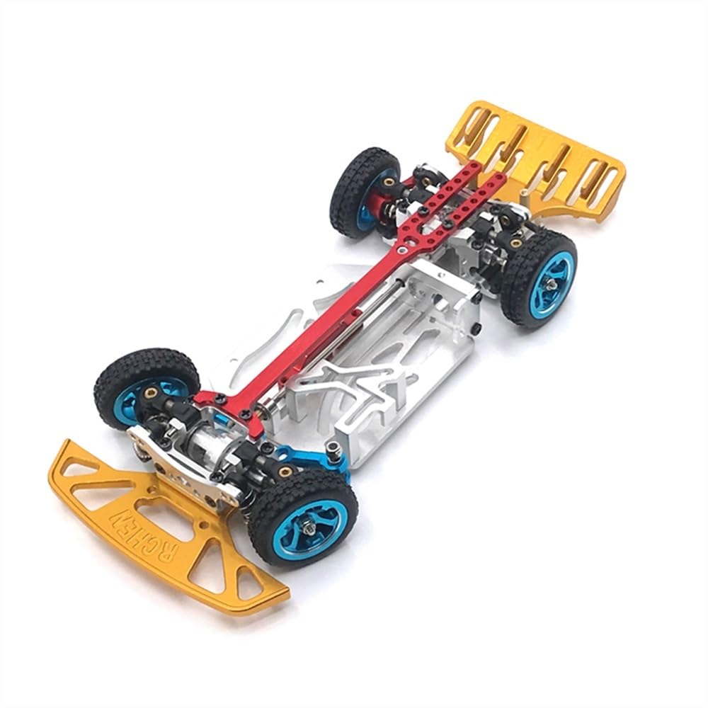 Treehobby Metal Front & Rear Bumper Set For WLtoys 1/28 RC Cars - Blue (Fits K969, K989, P929 & More) - View #8