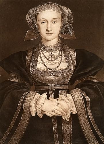 Peinture sur Toile Anne de Clèves Holbein Grand Tableau Mural Salon Intérieur