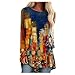 Tshirt Oversize Damen Damen T-Shirt Einfarbig Rundhals Kurzarm Sommer Shirt Locker Oberteile Basic Tops Bluse -Yellow Medium