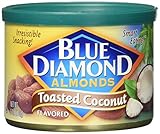 Blue Diamond Almonds Toasted Coconut 6 OZ (Pack of 12)