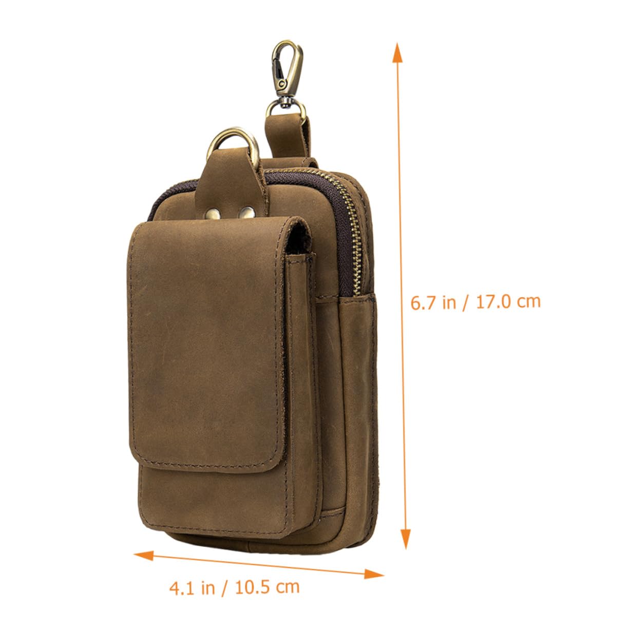 Didiseaon Étui Ceinture Téléphone Portable Multifonction avec Anneau Porte-clé Pochette Outdoor Résistante pour Randonnée Camping Voyage et Activités Extérieures