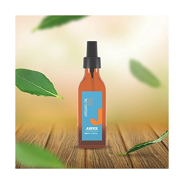 JUSTICE-Professional-Argan-Oil-100ml--Nourishes-Dry-Hair-Moisturises-Protects-Hair-from-UV-Rays-Creates-Shine-Non-Greasy-Hazelnut-Vanilla-Fragrance JUSTICE Professional Argan Oil 100ml – Nourishes Dry Hair, Moisturises & Protects Hair from UV Rays, Creates Shine, Non-Greasy, Hazelnut & Vanilla Fragrance