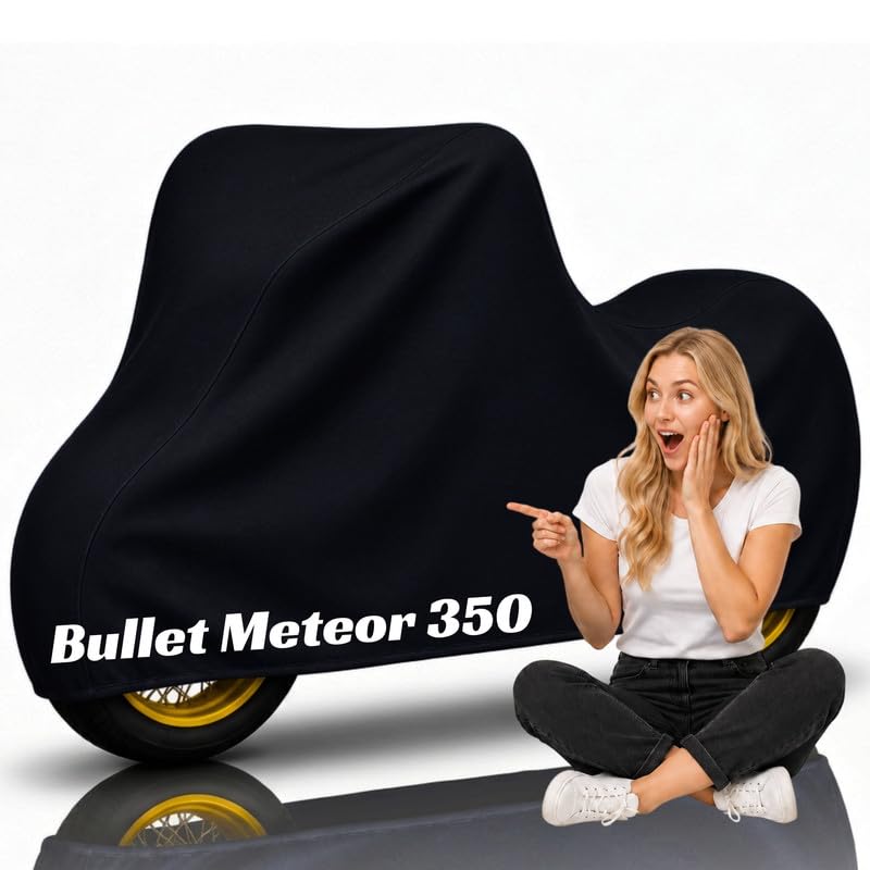 Image of Loving Ultra 100% Waterproof Bike Body Cover for Meteor 350 Bike Cover for Rain & Dust| Dustproof & Scratch Resistant | Two Wheeler Covers with UV Protection, Heat Resistant | All Weather Protection