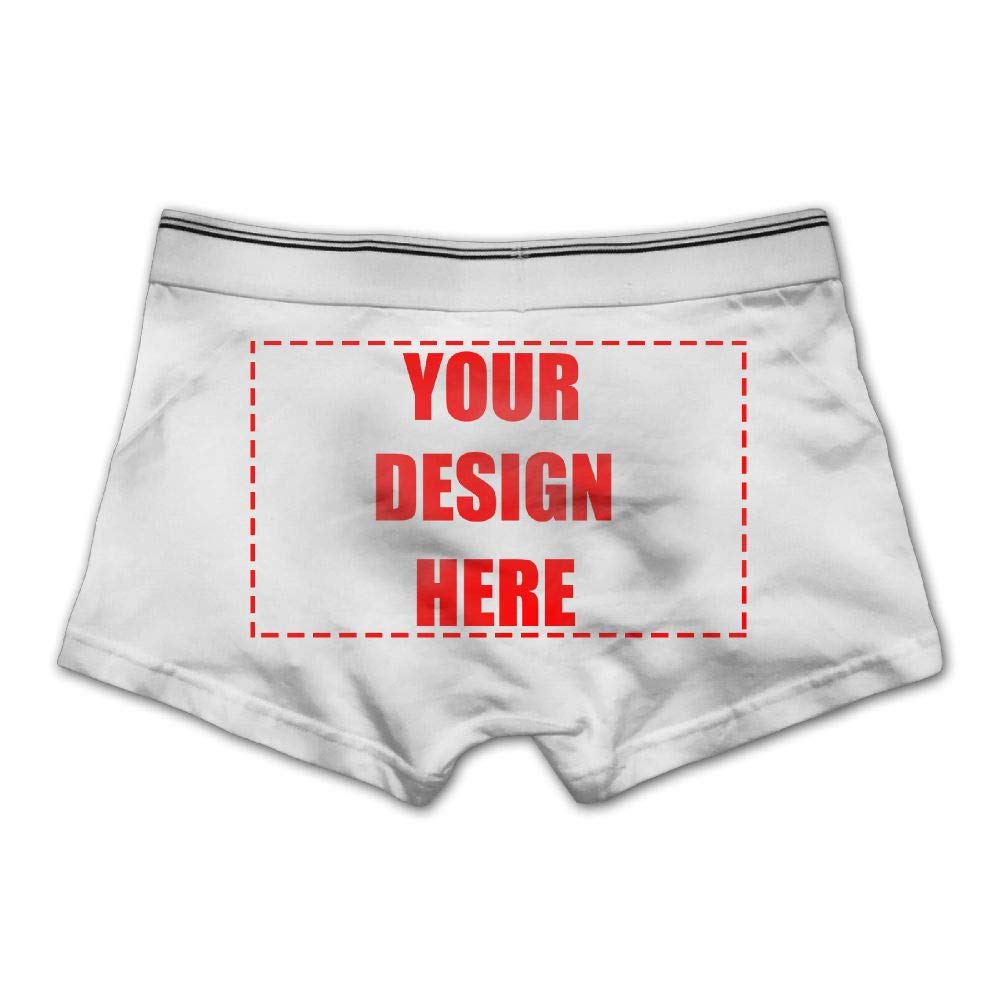 Custom Personalized Men's Boxer Brief Underwear Add Your Own Image Shorts