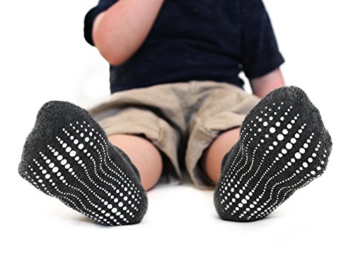 LA ACTIVE Non Slip Grip Ankle Boys and Girls Socks with Non Skid for Babies Toddlers and Kids Back to School, Ideal Gift for Mother's Day - Thumbnail 7