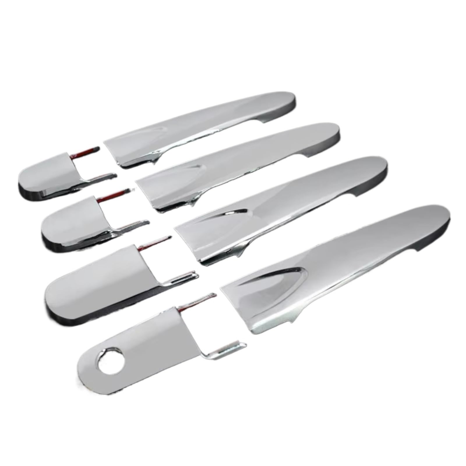 JJRFVBGT Door Handle Trim Compatible with Toyota for Rush 2018 2019 2020 2021 Cover Protection Accessories Styling Car Exterior Door Handle Housing(Chrome)