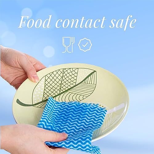 Origami Non Woven Reusable Kitchen Towel Roll Pack of 2 (80 Pulls Per