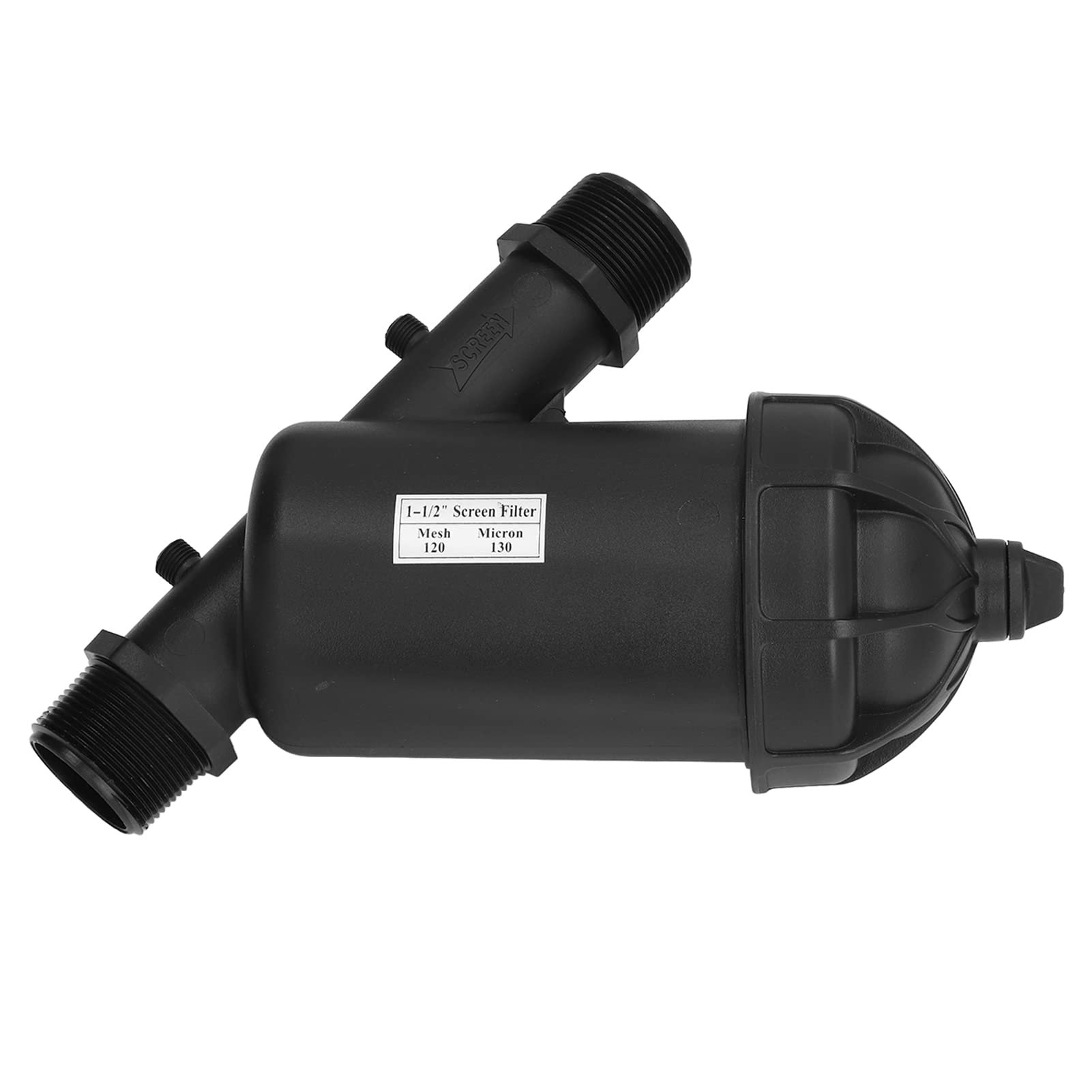 Srliya 120 Mesh G1-1/2 Filtre de Disque de Filetage Masculin pour Les Systèmes D'irrigation Goutte à Goutte Idéal pour Le Jardinage en Serre