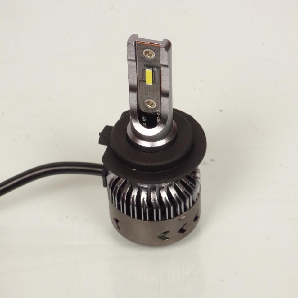 Flosser - Juego de 2 bombillas LED H7 PX26D 12V para moto 91M2070 Mini LED Set
