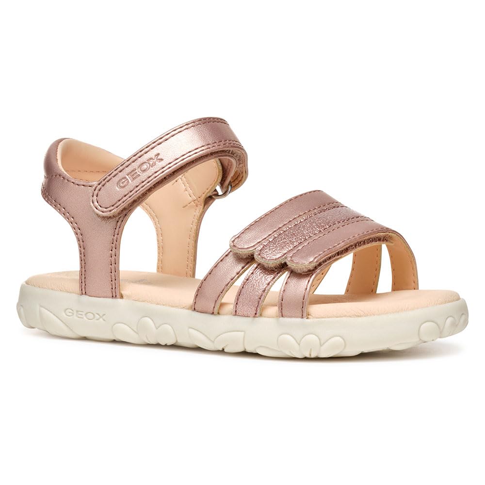 Geox Girls J Haiti Sandal, Lt Rose, 12.5 UK