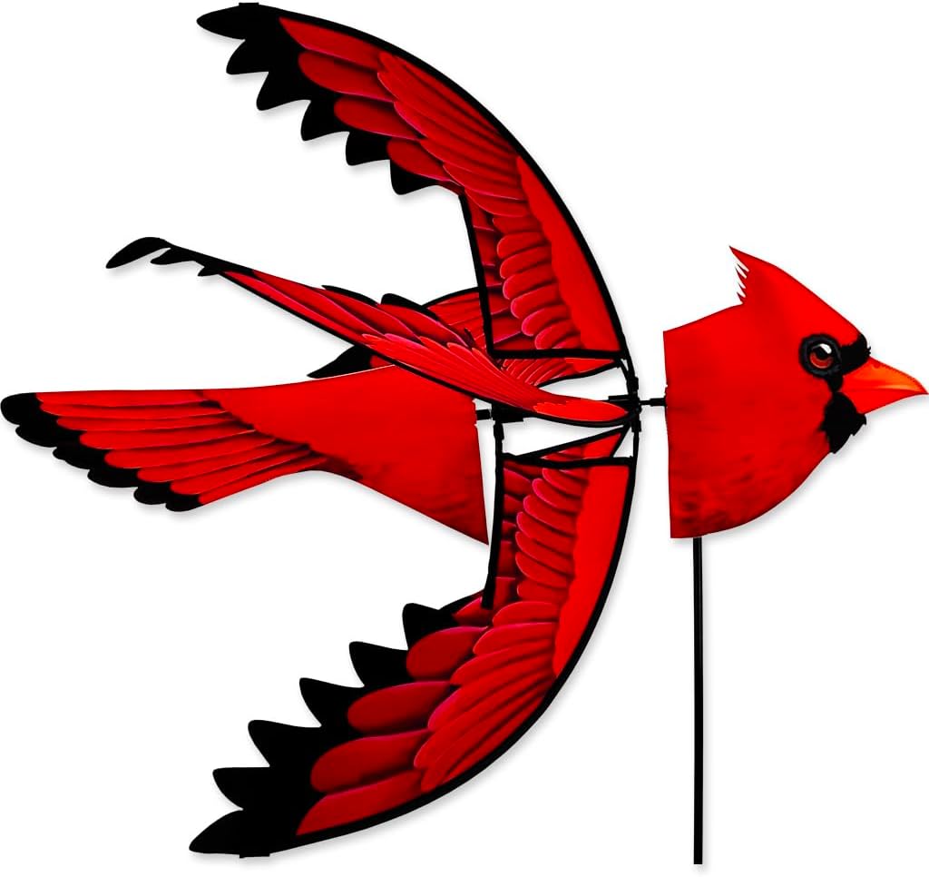 37 in. North American Cardinal Spinner