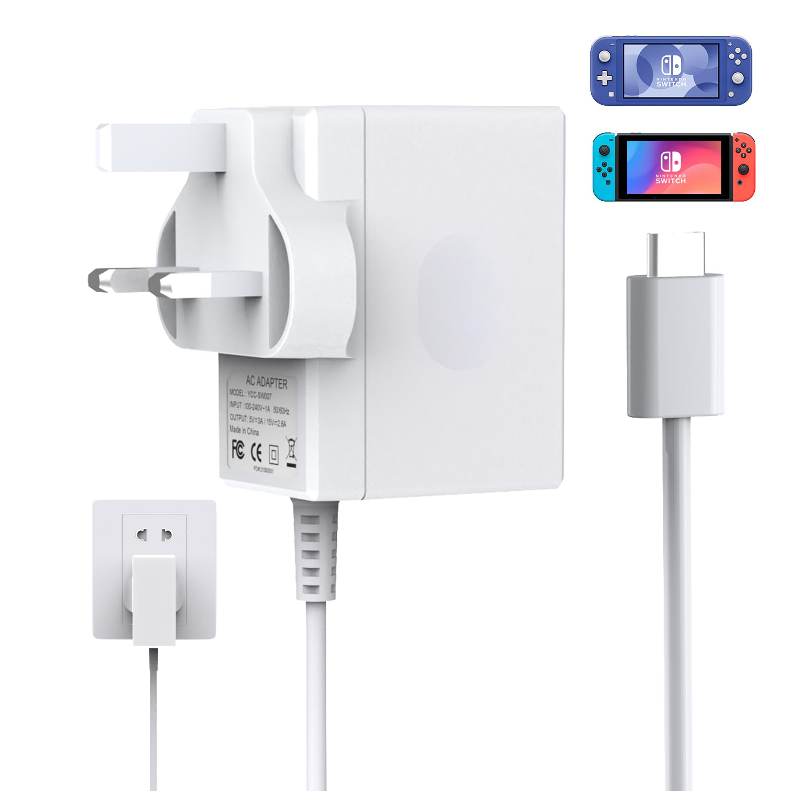 Charger For Switch Switch Oled Switch Lite Hours Desertcart