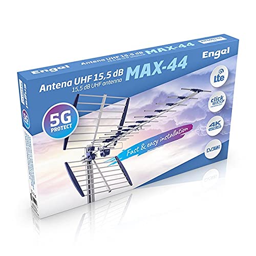 Antena UHF-TDT 15dB MAX-44 LTE 5G Engel