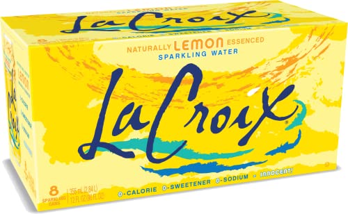 La Croix Sparkling Water, Lemon 8pk, 12 Fl Oz (pack of 8)