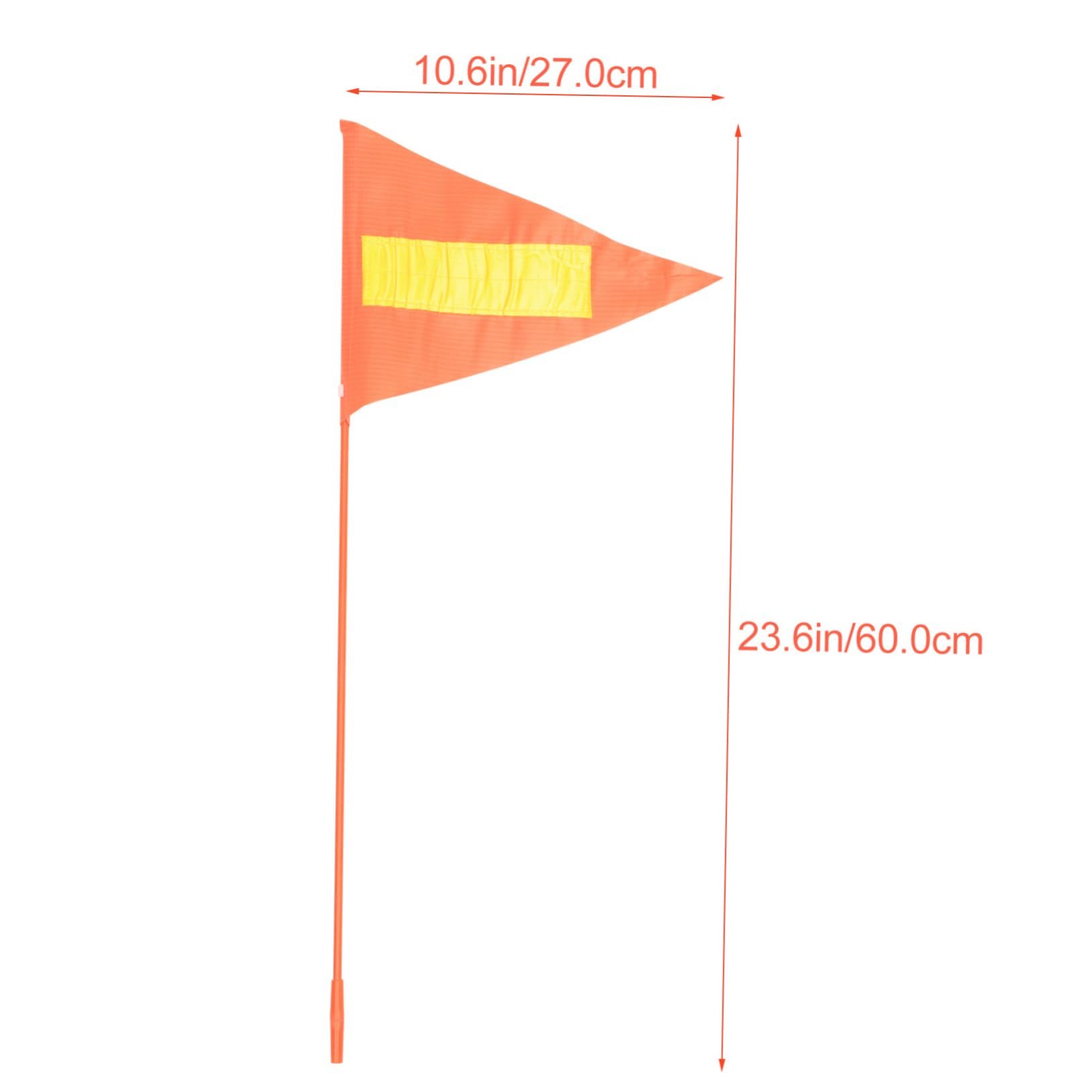 NAMOARLY Child Safety Flag for Bike Fiberglass Flag Pole Reflective Mounting Bracket
