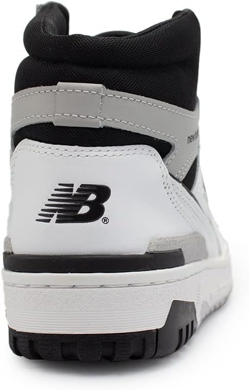 New Balance, Men's Sneakers, White Black, 8.5 - Image 4