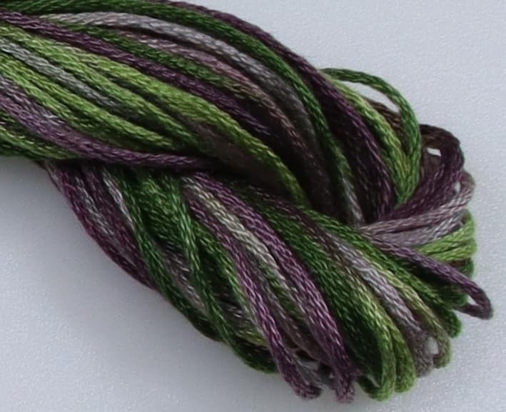 Image of KCS Big skeins of 25 Meters Size 25 Color Variegated Cross Stitch Stranded Threads,6 skeins,4505