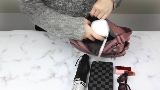 Bolso de hombro de PU para mujer con múltiples bolsillos miniatura 7