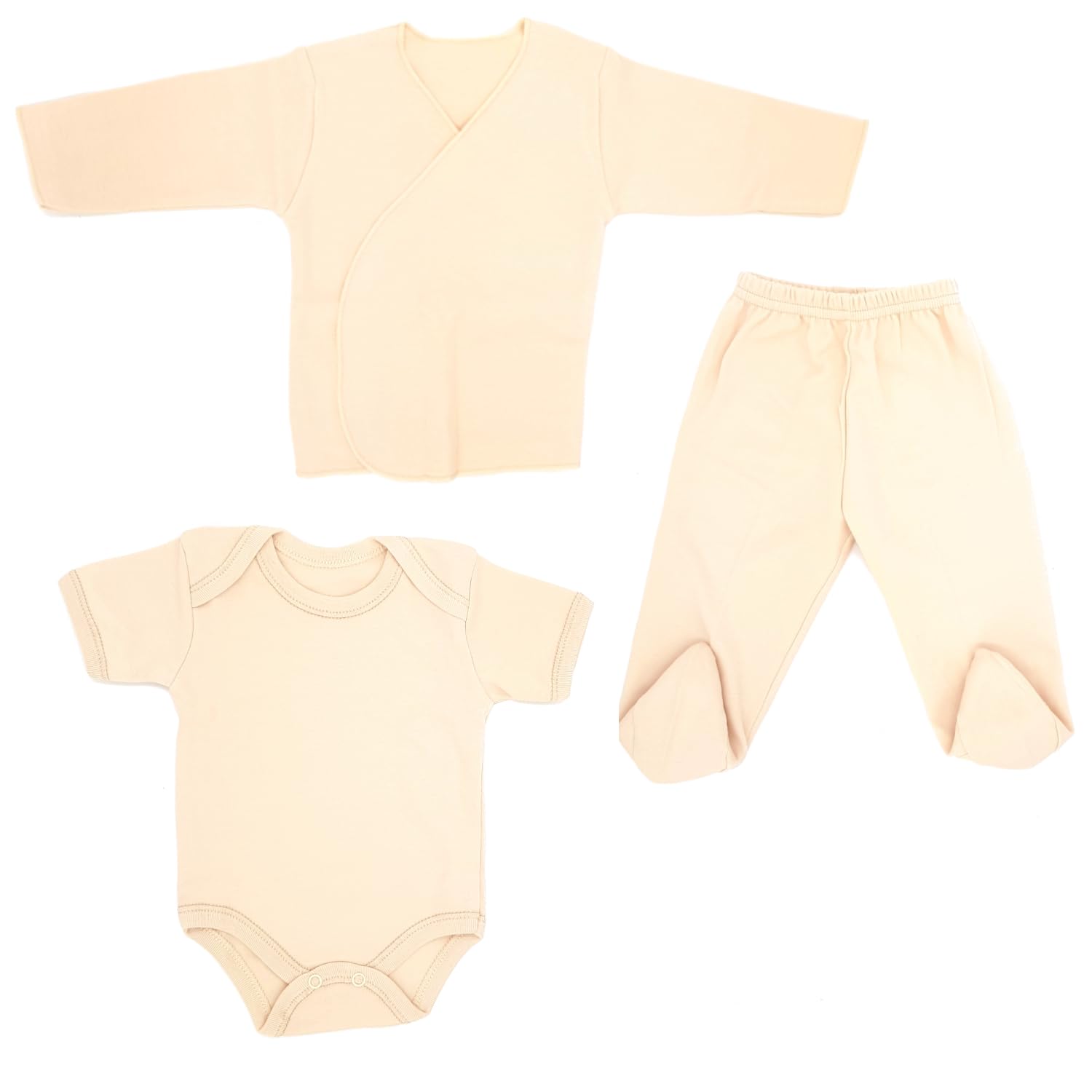 Conjunto de regalo para bebés recién nacidos 100% algodón natural equipamiento original equipo unisex ropa set regalo equipo bebé para bebés 0-4 meses