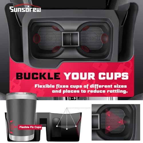 Insert de Portavasos Sunsdrew para Toyota Tacoma 2016-2023 miniatura 3