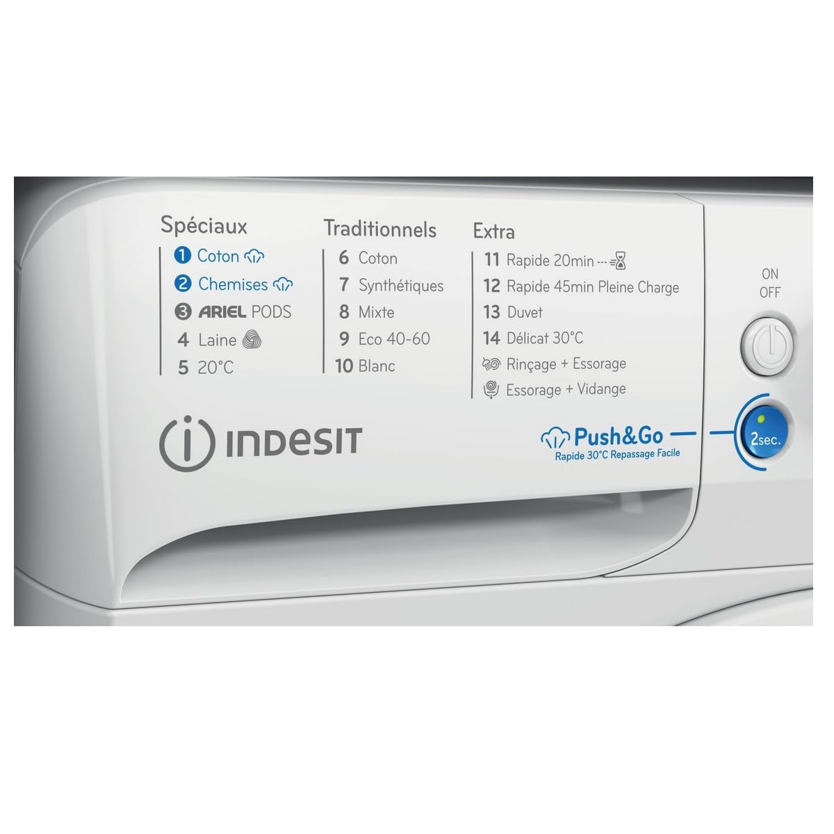 Lave-linge frontal BWE8127XWVFR
