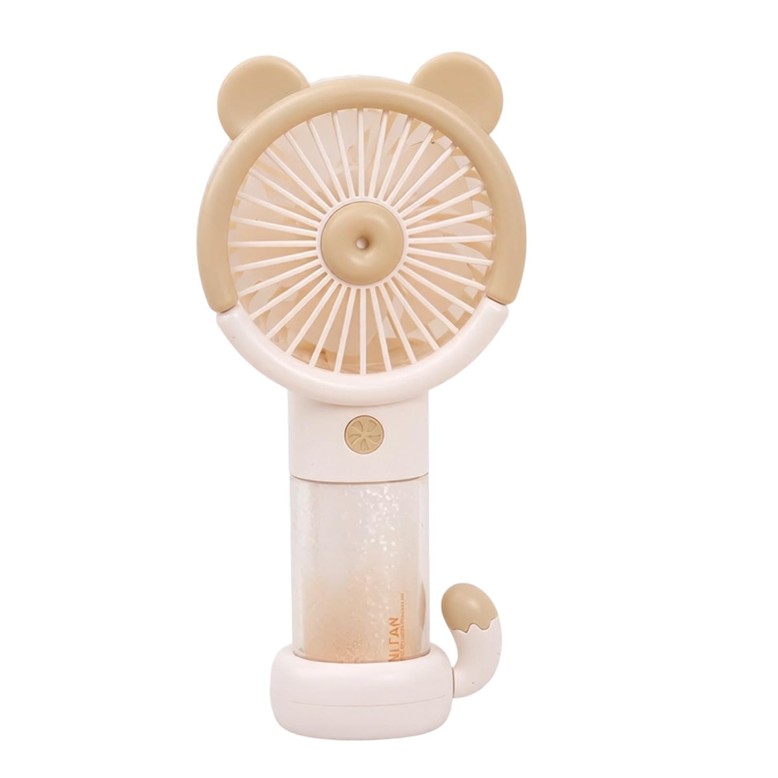 Buxuaaaa Sized Cooling Fan Featuring Adjustable Night Light Rechargeable Handheld Fan Texture Suitable for Outings Rechargeable Small