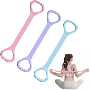 3 Pack Fitness Resistance Band, Elastic Bands for Working Out,Arm|Back|Chest Training Exercise Bands, Exercise Equipment for Yoga, Pilates,Physical Therapy