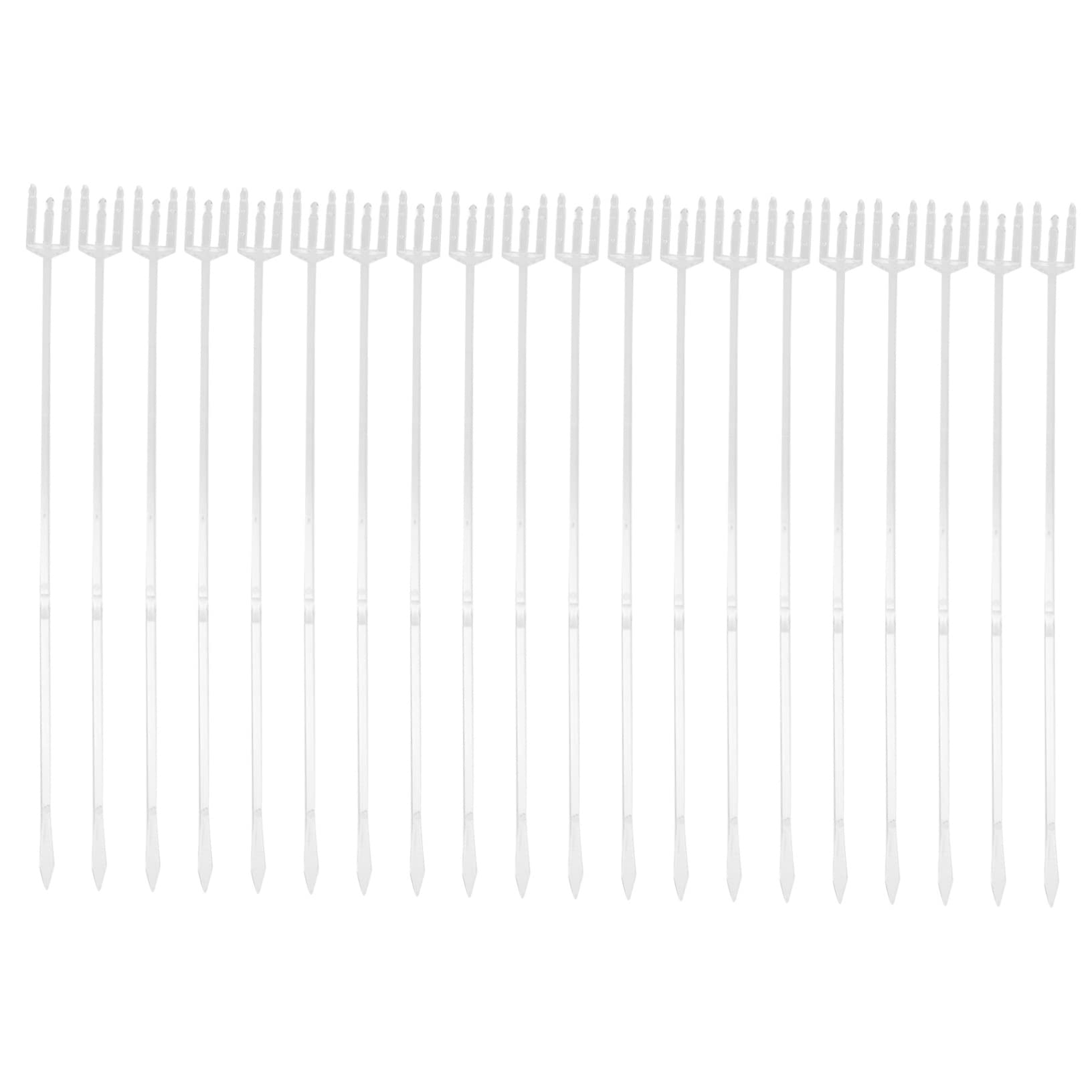 HAWILLOSCH Floral Pick Clips Bouquet Packaging 80pcs Plastic Memo Holders Stem Holders for Flowers Enhance Your