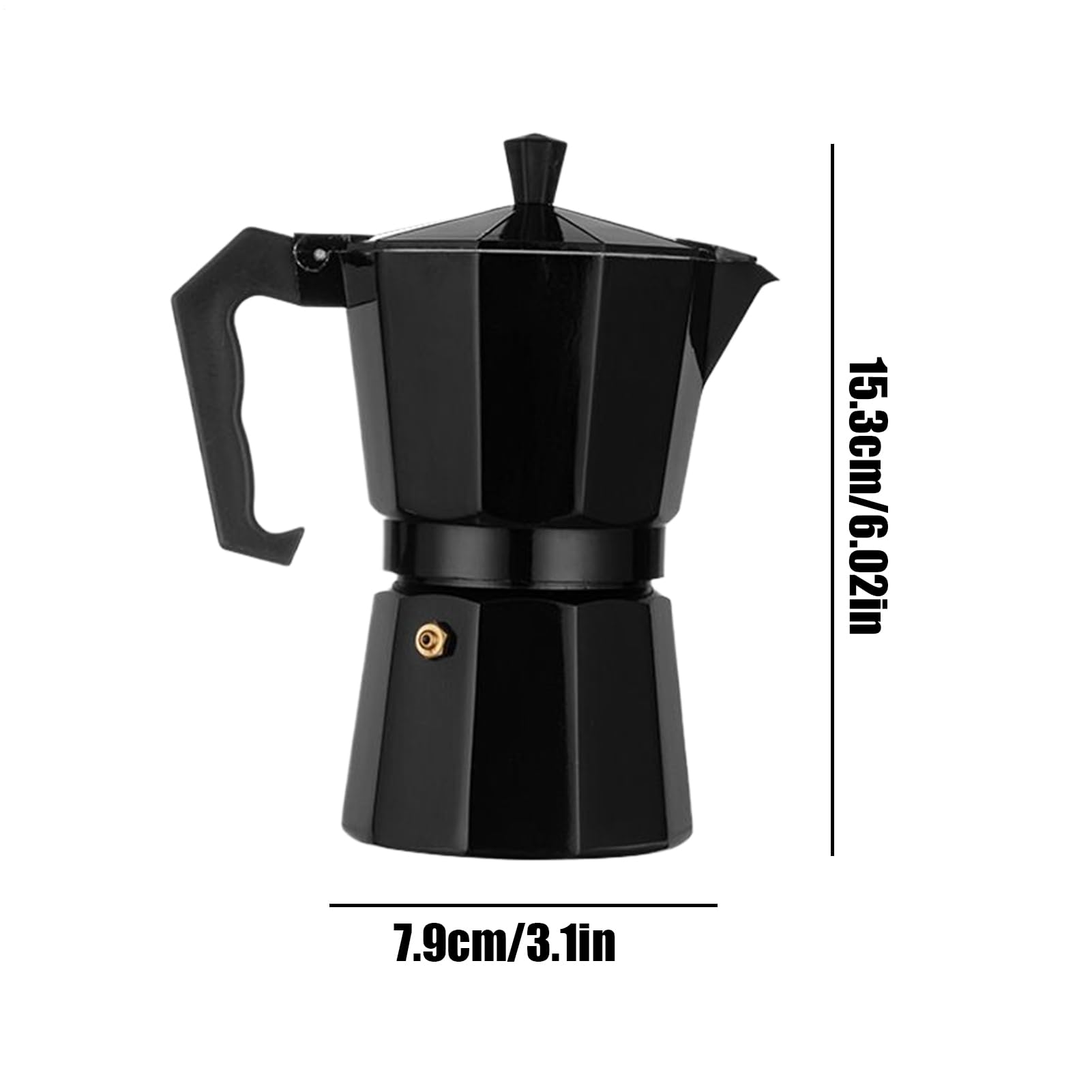 M-oka, caffettiera da 3/6/9 tazze, per piano cottura a induzione e gas, caffettiera tradizionale italiana per casa e campeggio, classica macchina per caffè espresso