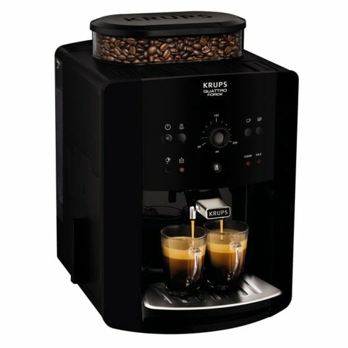 KRUPS Arabica EA8110, machine à expresso grain broyeur, réservoir 1,8L
