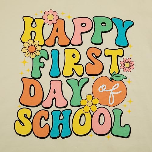 Happy First Day of School T Shirt Women Back to School Funny Shirts Teacher Teaching Appreciation Gift Graphic Cute Tops - Image 6