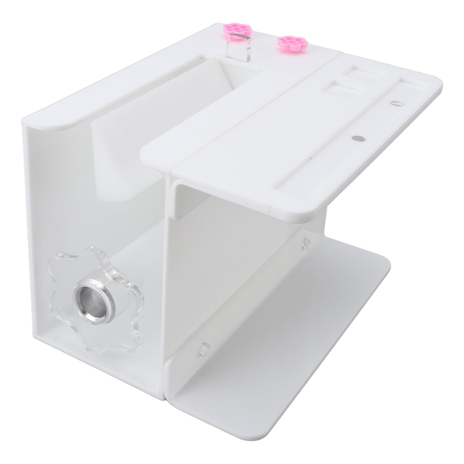 Generic Maszyna do Kwitnienia Rzęs Premium Separator Rzęs Automatyczne Narzędzie do Kwitnienia dla Profesjonalnych Salonów Kosmetycznych Akryl 17,5x14x12,4cm (WHITE)
