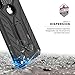 Zizo Static Cover - Case for iPhone Xs Max + Military Grade Drop Tested + Built in Kickstand (Black/Black)