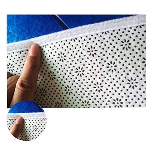 Polyester rutschfeste Badvorleger Bad teppiche WC-Vorleger Toilettensitz-Bezug Marine Delfin Muster 3D-Druck saugfähigen… – Bild 3