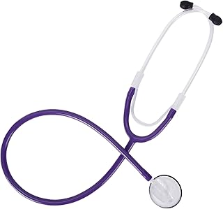 TK-1 Professional Disposable Stethoscope Dual-Frequency MR Safe Single-Patient Purple