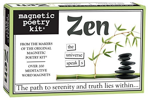 Magnetic Poetry - Zen Kit - Words for Refrigerator - Write Poems and Letters on The Fridge - Made in The USA by Magnetic Poetry - Used condition - US$10.22