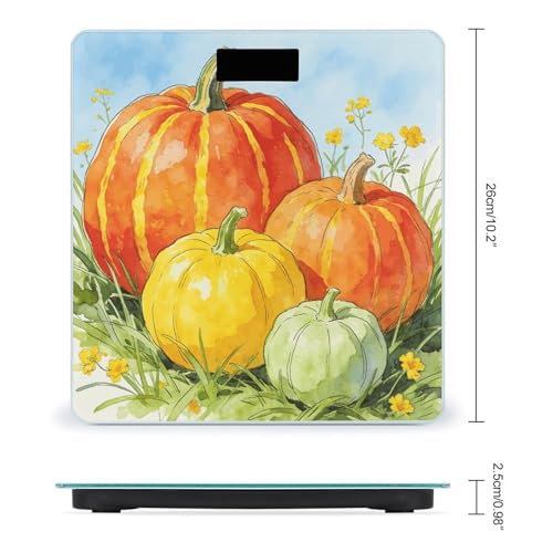 Báscula Digital de Baño Fall Pumpkin, Precisa, 180 kg miniatura 2