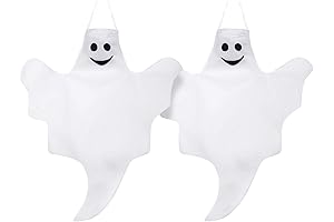 Skylety 2 Pack 32" Outdoor Halloween Ghost Decorations