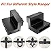 ZEKOO Steel Stopper Limit Device For Sliding Barn Door Hardware Track Roller Stop Kit Accessories