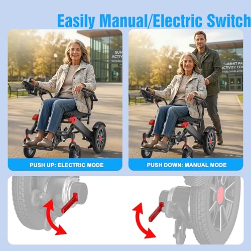 Electric Wheelchair Foldable Lightweight