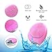 Cepillo de Limpieza Facial，3 en 1 Resistente al Agua Eléctrica Masajeador Facial Exfoliante de Silicona para Limpieza Profunda de la Piel (Carga inalámbrica)