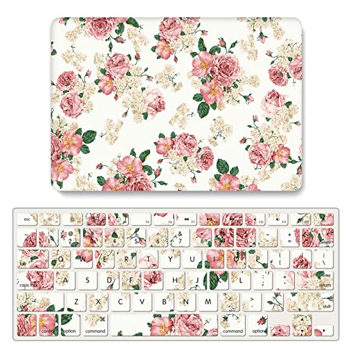 Carcasa MacBook Pro 16 2019 A2141 con protector teclado rosa JZ 1
