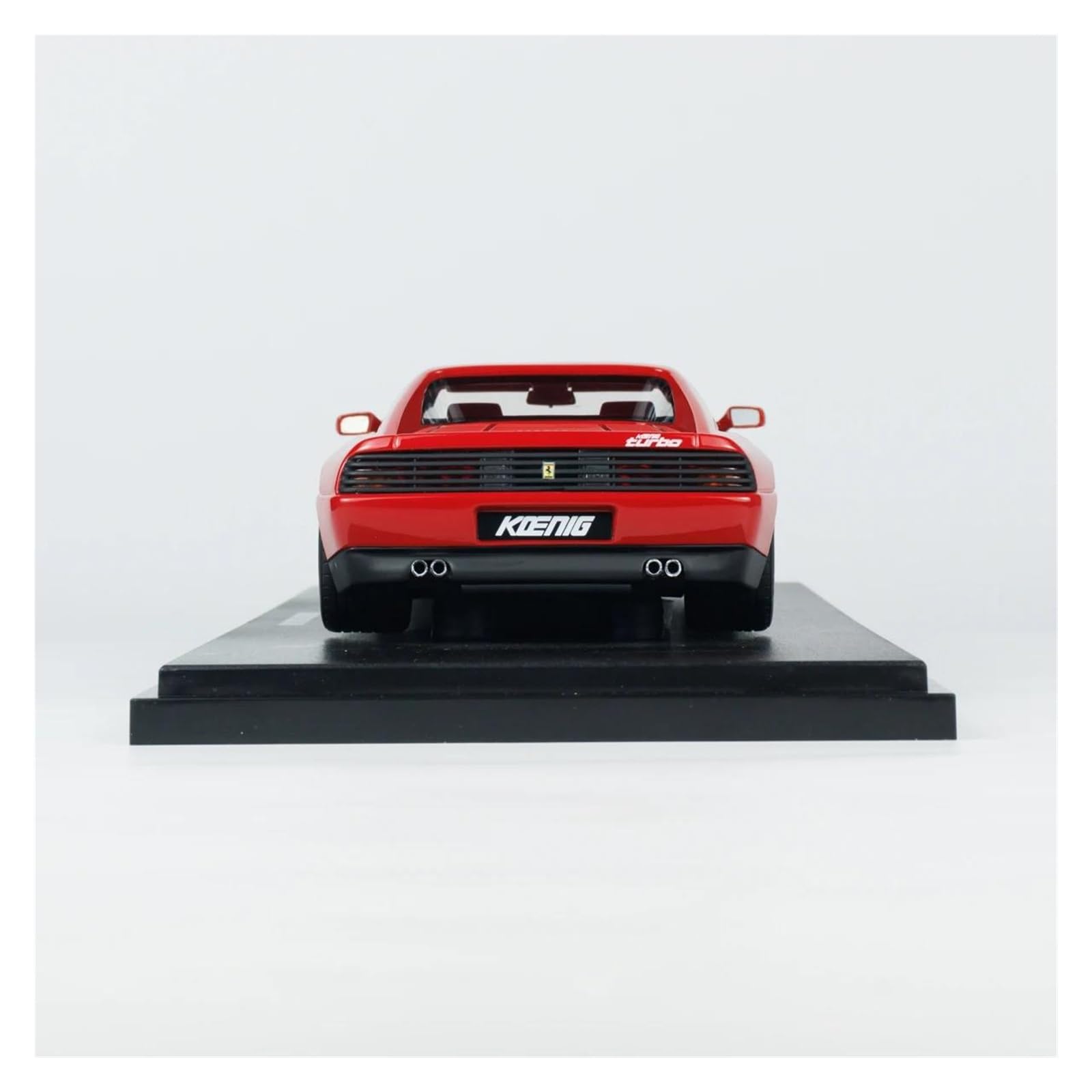 Metallo Scala Replica Resina 1 18 Adatta Per Modello Di Auto Statica Simulata Ferrari Koenig 348 Ornamento Commemorativo Hobby Veicoli Giochi Set