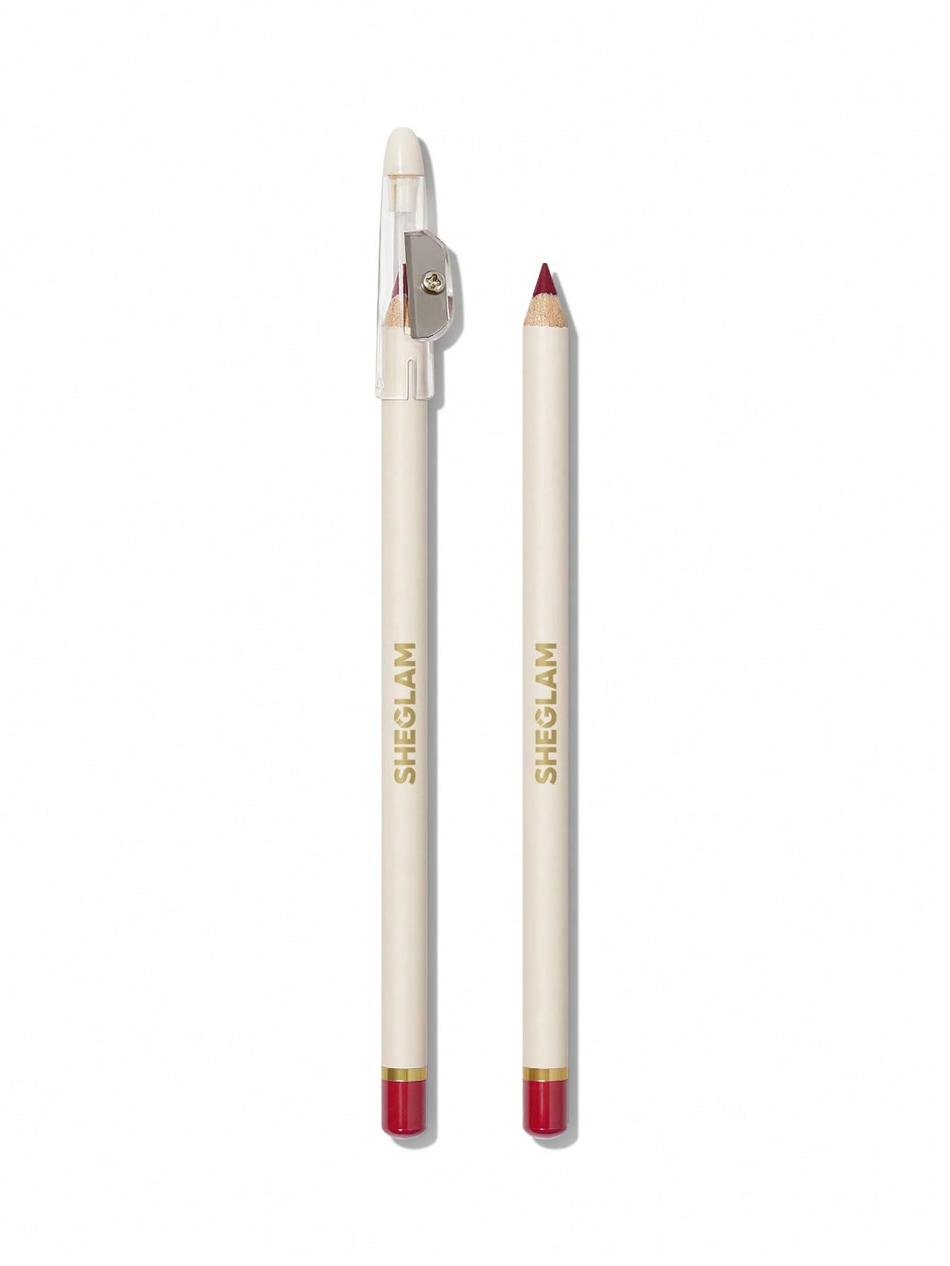 SHEGLAM Lip Facts Lip Liner Highly-Pigmented Pencil For Shaping & Sculpting Lips Long-Lasting Creamy Make Up-Crimson
