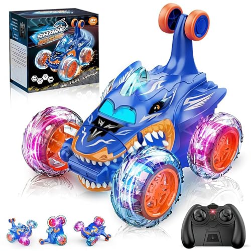 XUNIVERS Macchina Telecomandata Giochi per Bambini,Macchinina Radiocomandata Auto RC Giochi Regalo,Giocattoli Bambino 3-9 Anni Monster Truck,Giocattolo per Auto Telecomandata Acrobatica per bambini