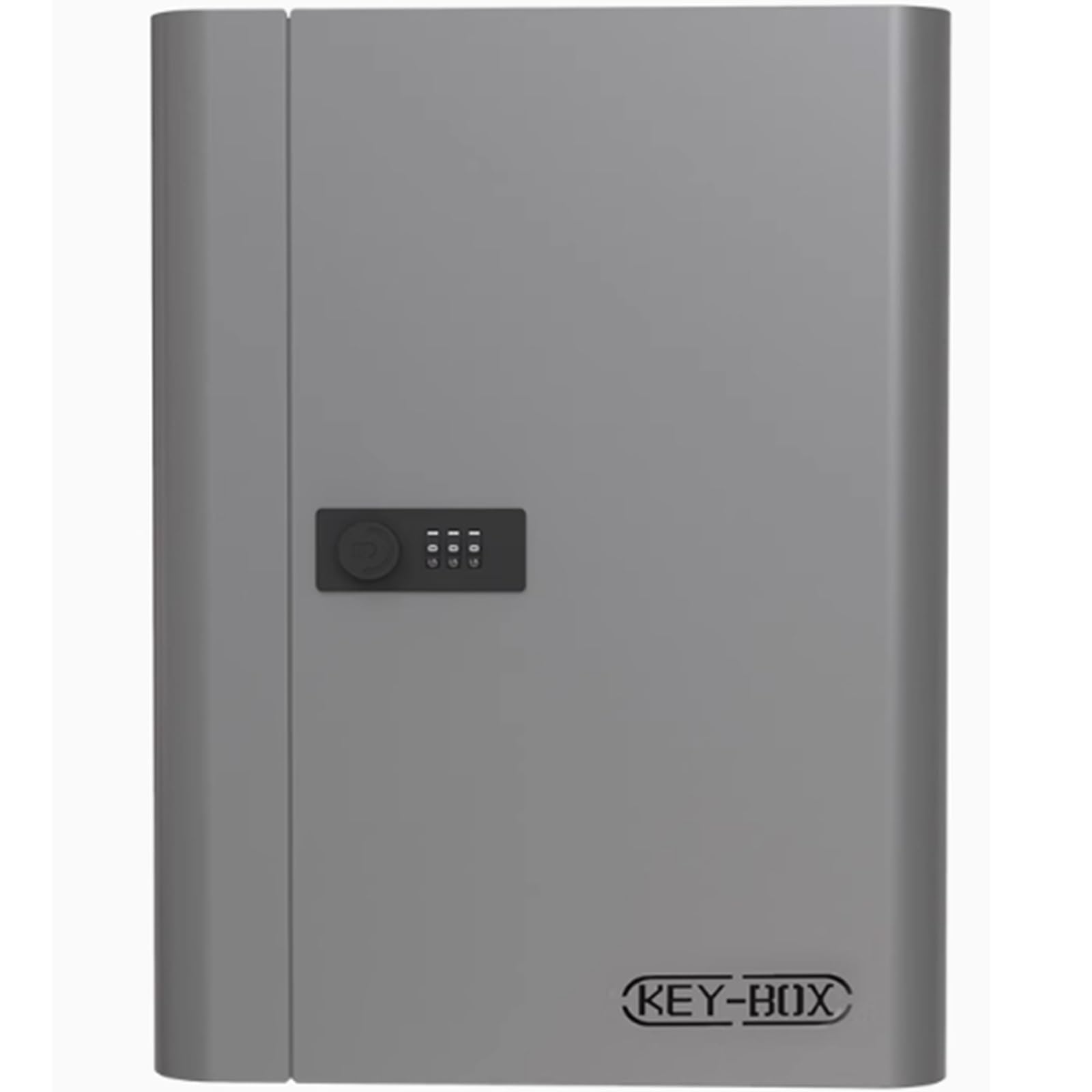 Caja de llaves segura para uso al aire libre, montaje en pared, con código, ideal para concesionarios de automóviles, administradores de propiedades, hoteles, armario de llaves gris oscuro