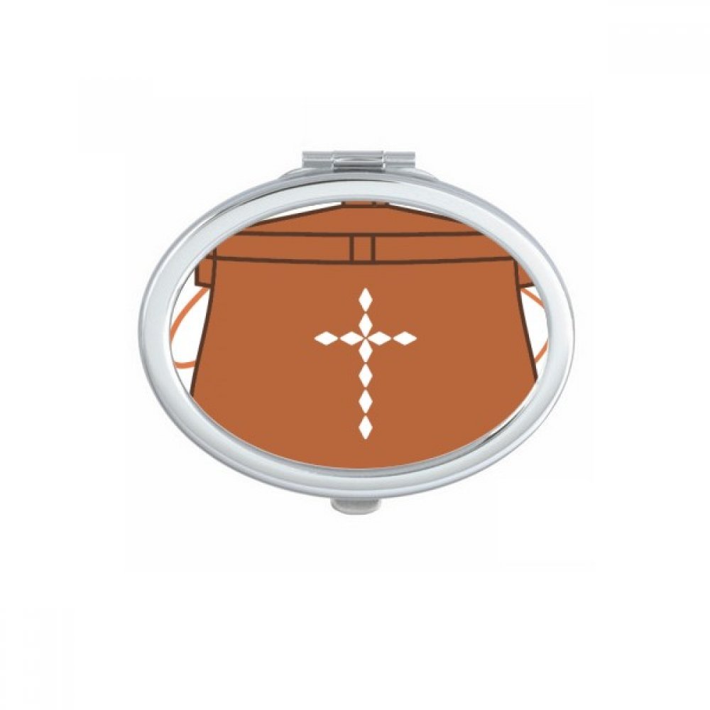 Miroir compact Togo cadeau mignon et miroir de poche ovale pour femme