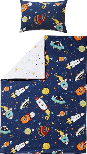 Erwin Müller Kinder-Wendebettwäsche Feinbiber bunt Größe 1x 100x135 cm...