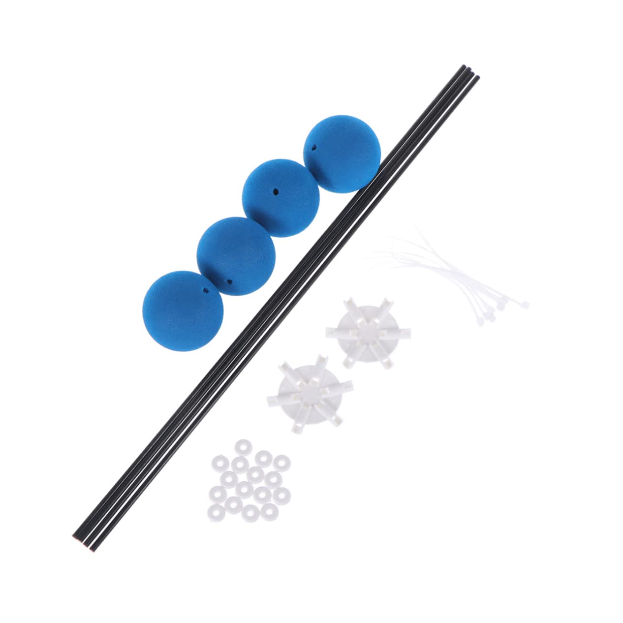 KICHOUSE Crash Landing Training Gear Kit Set for Helicopter Sponge Design Easy Installation for Beginners Experts Blue Color